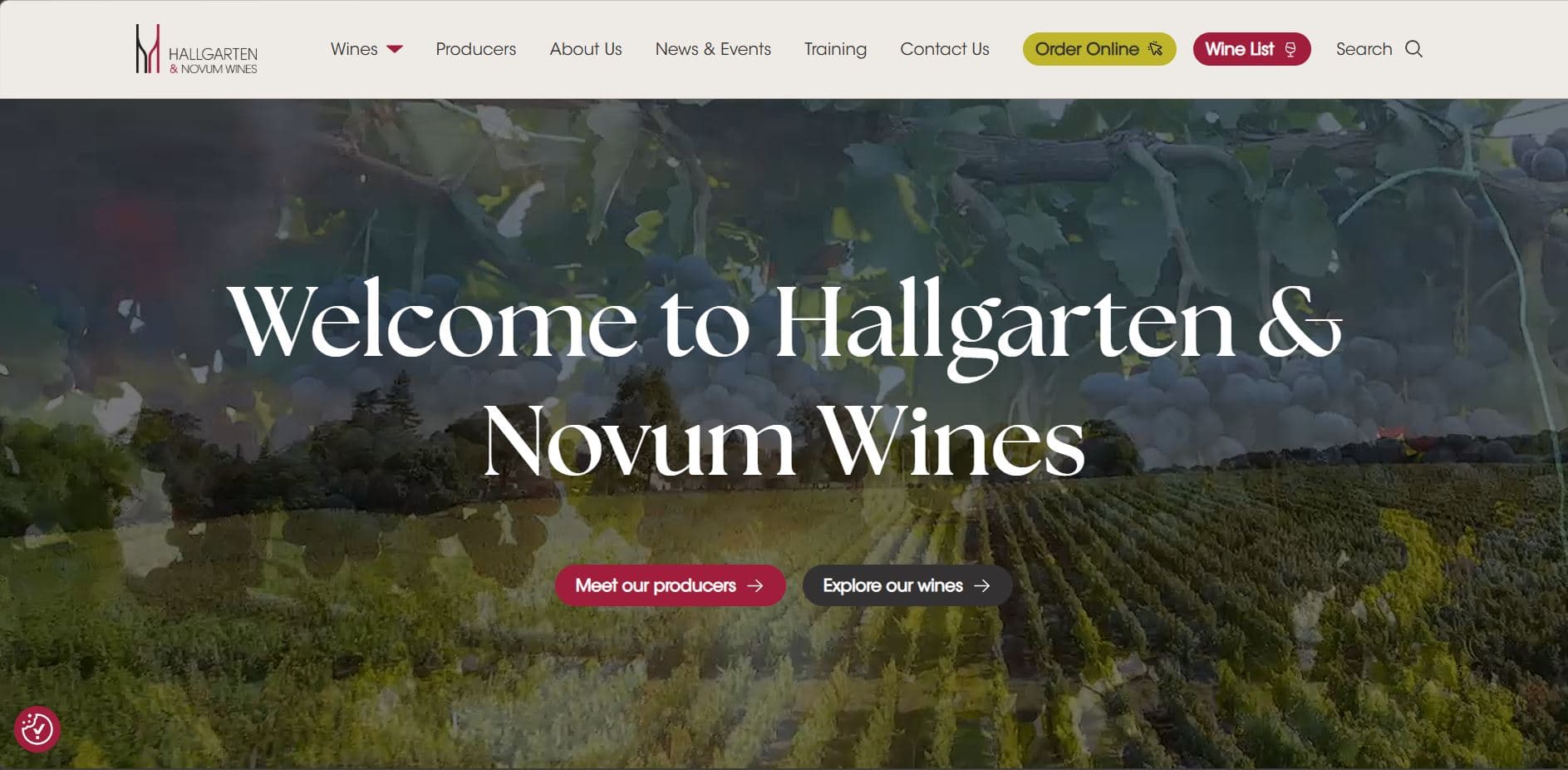 Hallgarten Welcome Page